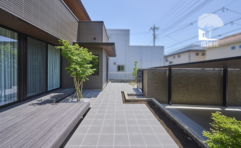 群馬県　前橋市　外構