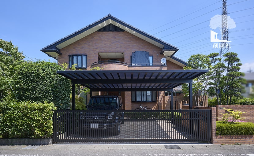 群馬県前橋市　リフォーム外構